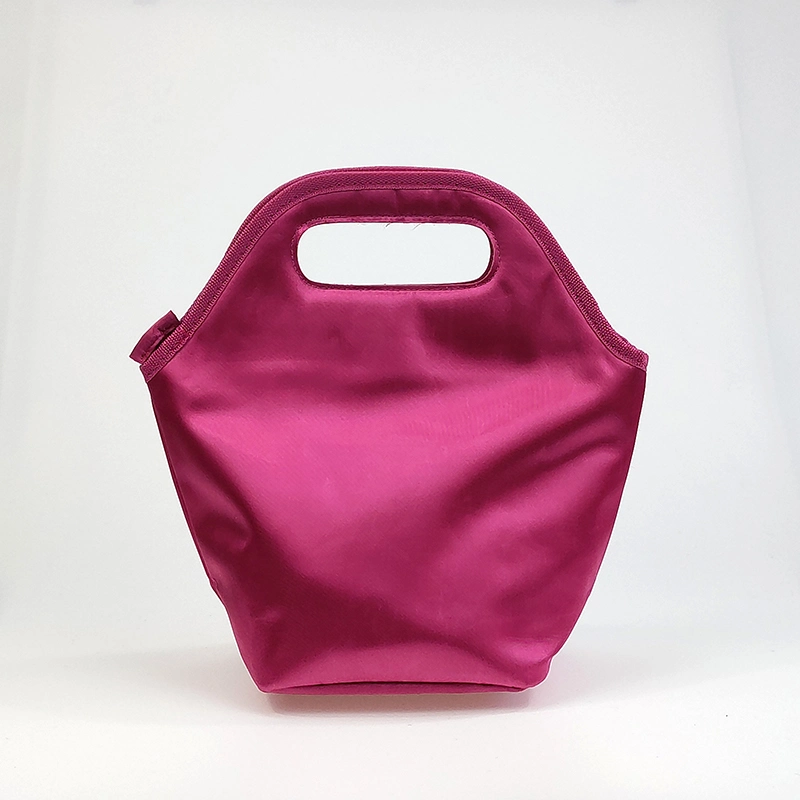 Promotional Cute Lunch Bag Satin Cooler Bag with PEVA Lining