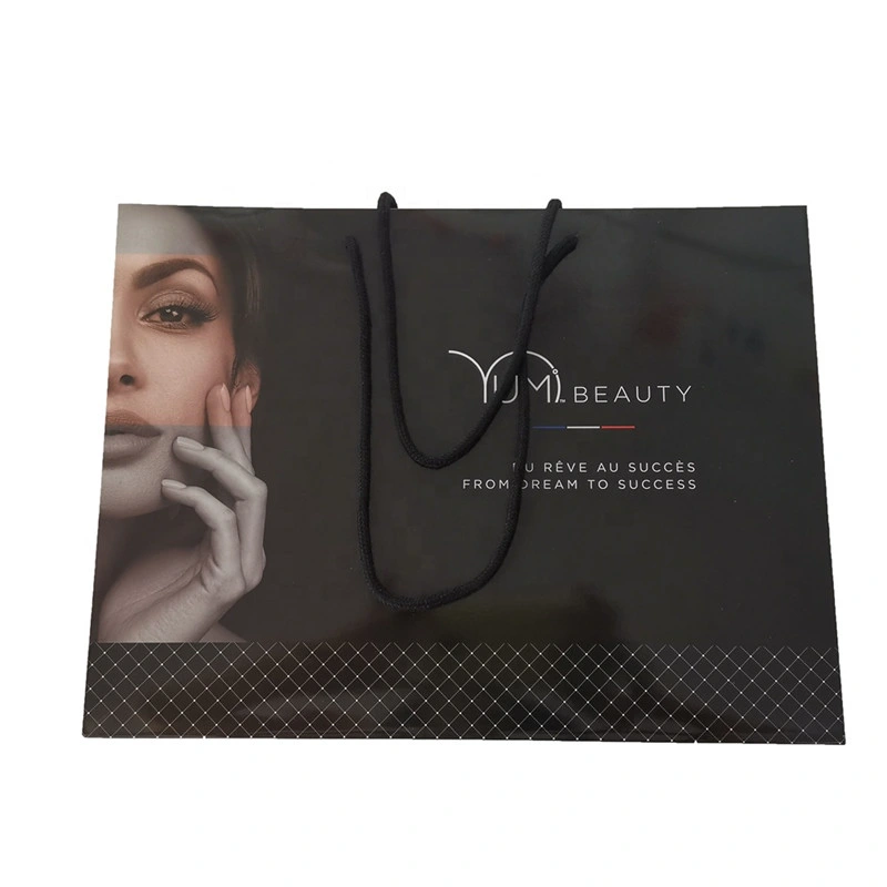 Luxury Custom Print Branded Paper Bag Packaging Gift Packing Cardboard Large Shopping Bag with Handle