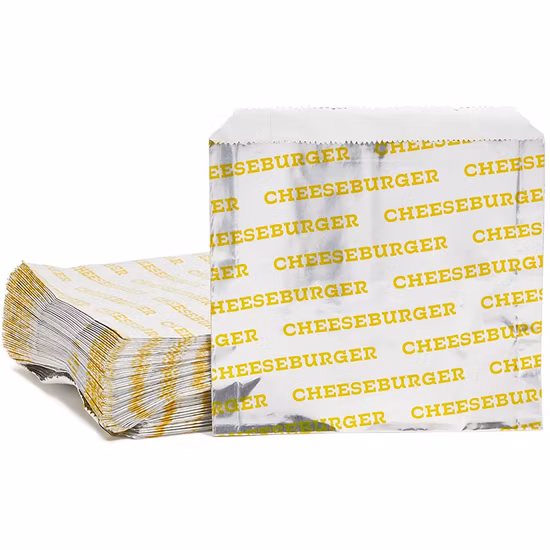 Papier-Döner-Tee-Großhandels-Aluminiumfolie-Kebab-Beutel