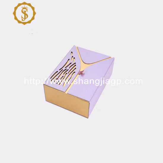 Großhandel mit Logo-Deckel und Boden, leer, quadratisch, starre Geschenkbox aus Pappe