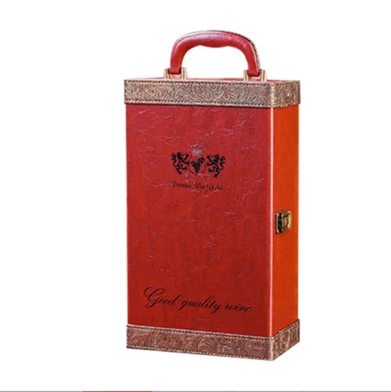Hochwertige Verpackungsbox mit individuellem Logo-Druck, Geschenkbox, Handbox, Ernährungsbox, Papierbox, PU-Lederbox mit Griff