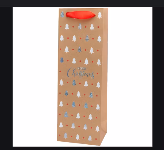 China Factory Fashion Werbepapier-Einkaufstasche, kundenspezifische Kraftpapiertüte