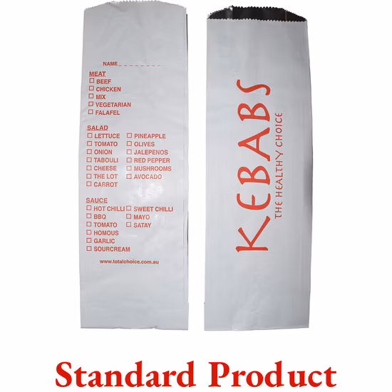 Biologisch abbaubarer Lebensmittelbehälter aus Folie, mit Papier ausgekleideter Folienbeutel